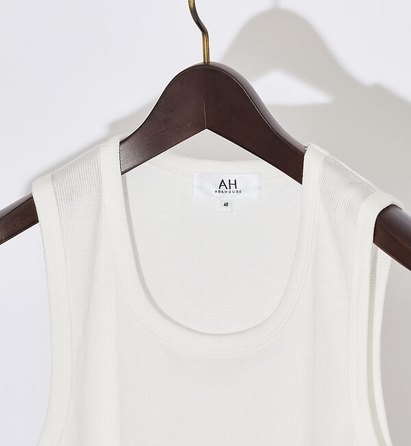 ABAHOUSE「【AH ABAHOUSE】テレコ タンクトップ」|キャミソール|