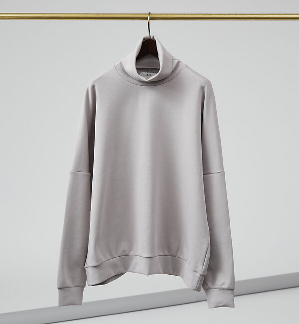 ABAHOUSE「【AH ABAHOUSE / ハイネック / タートルネック】ポンチドルマン 長」|Tシャツ・カットソー|ラベンダー