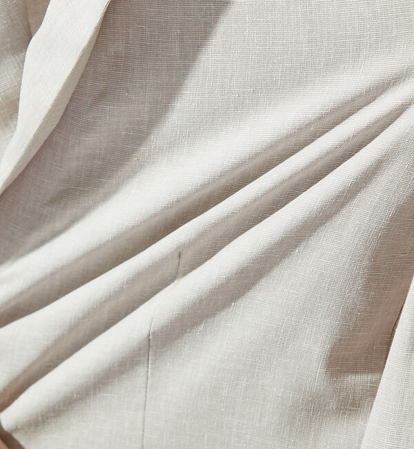 ABAHOUSE「【セットアップ対応】ソロストレッチリネン ライトジャケット / サマージャケット」|テーラードジャケット|