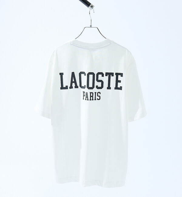 ABAHOUSE「【LACOSTE / ラコステ】バックプリントベーシックTシャツ」|Tシャツ・カットソー|