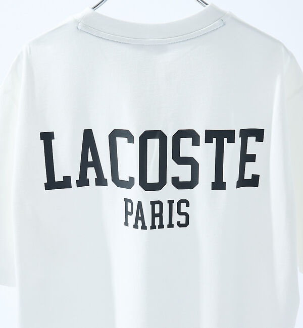 ABAHOUSE「【LACOSTE / ラコステ】バックプリントベーシックTシャツ」|Tシャツ・カットソー|