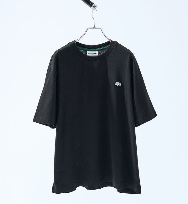 ABAHOUSE「【LACOSTE / ラコステ】バックプリントベーシックTシャツ」|Tシャツ・カットソー|ブラック