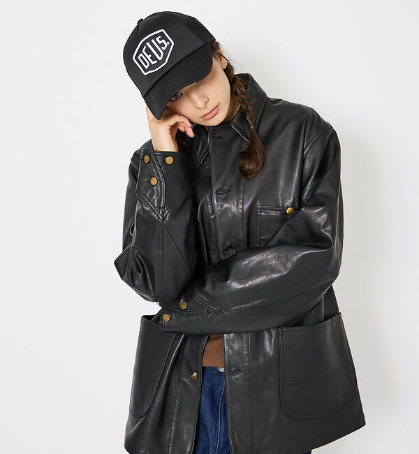 ABAHOUSE「【LEE/リー】LOCO JACKET レザー カバーオール ジャケット / ユ」|その他|