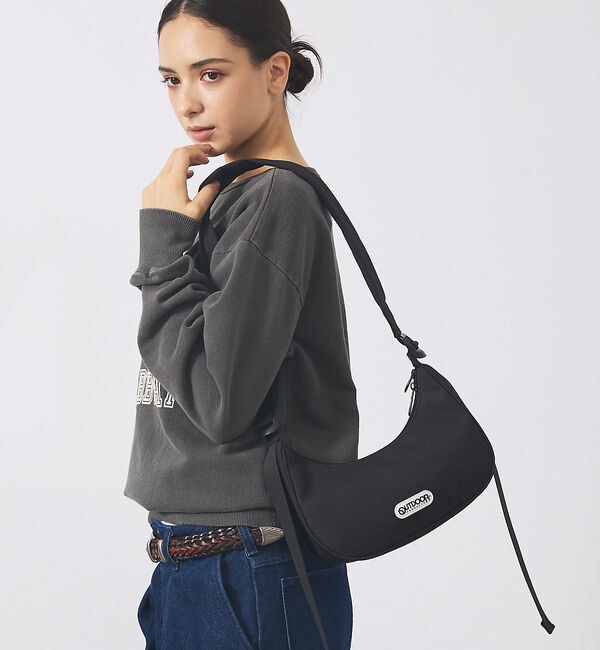 ABAHOUSE「【OUTDOOR PRODUCTS / アウトドアプロダクツ】ONE Shoul」|ショルダー・メッセンジャー|ブラック