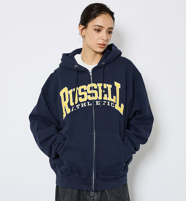 ABAHOUSE「【RUSSELL ATHLETIC/ラッセル アスレチック】フロントロゴスウェッ」|パーカー|