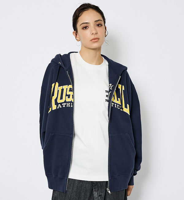 ABAHOUSE「【RUSSELL ATHLETIC/ラッセル アスレチック】フロントロゴスウェッ」|パーカー|