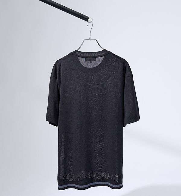 ABAHOUSE「メッシュニット シアーTシャツ/ サマーニット」|Tシャツ・カットソー|