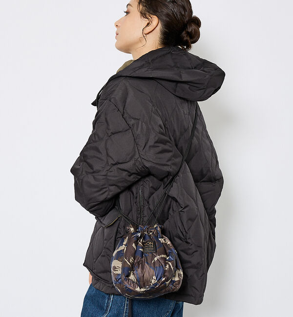 ABAHOUSE「【TAION / タイオン】ミリタリー ダウントートバッグS/ハンドバッグ/巾着」|トートバッグ|