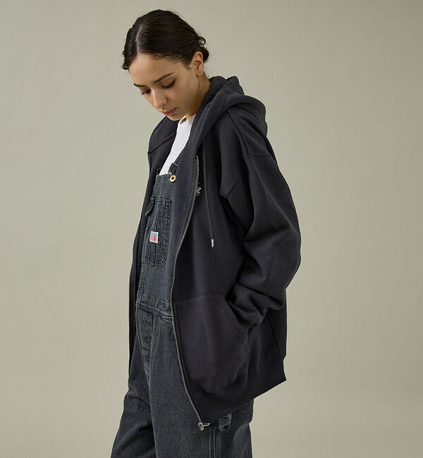 ABAHOUSE「【BH POLO/ビバリーヒルズポロクラブ】裏毛ジップ パーカーユニセックス」|パーカー|ブラック