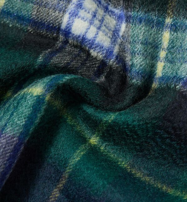 ABAHOUSE「【カシミヤ100％】チェック柄 マフラー 60&times;160」|マフラー|