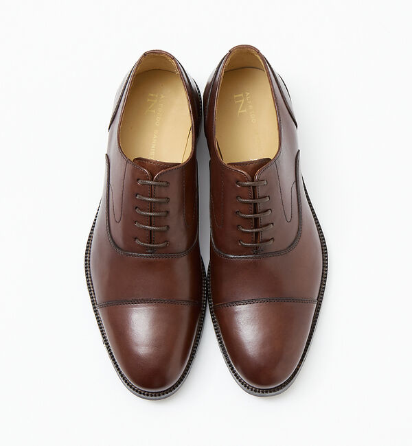 alfredoBANNISTER「【一部店舗＋WEB限定】内羽根 ストレートチップシューズ」|ビジネス・ドレスシューズ|ダークブラウン