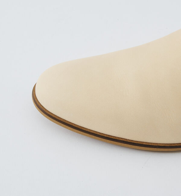 alfredoBANNISTER「【ヌメ革】ソフトレザー ドレープフラットシューズ」|その他|