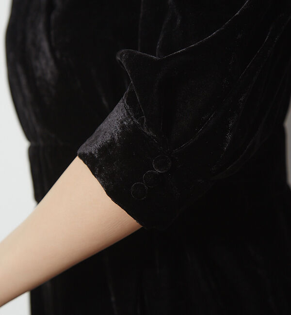 Rouge vif「ベルベットカシュクールワンピース」|ワンピース|