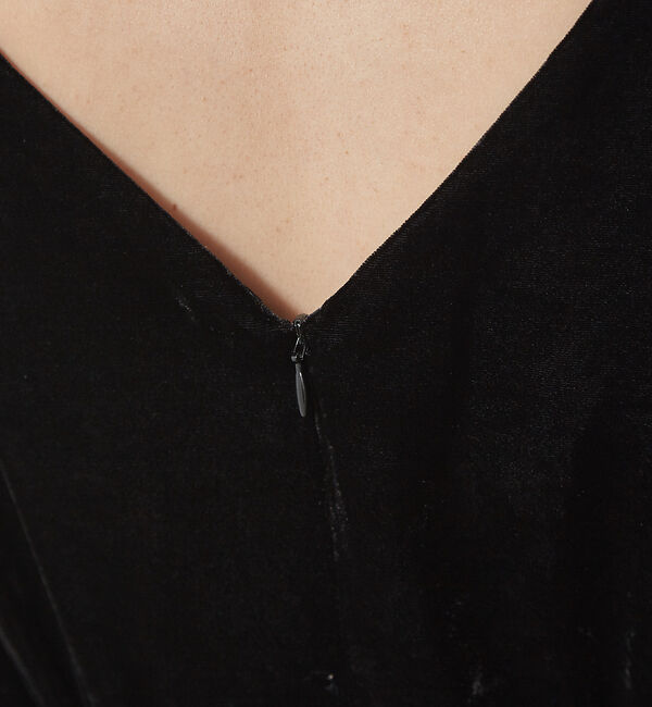 Rouge vif「ベルベットカシュクールワンピース」|ワンピース|