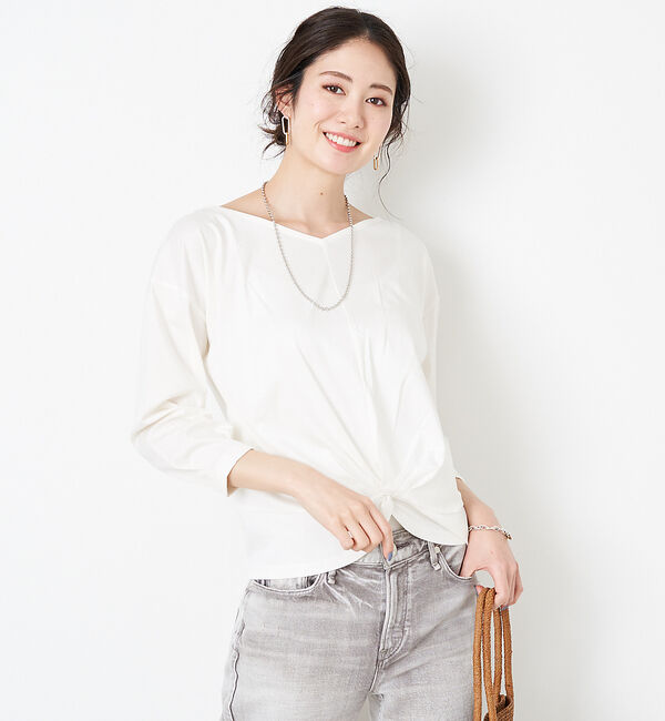 Rouge vif「2WAYツイストトカットソー」|Tシャツ・カットソー|