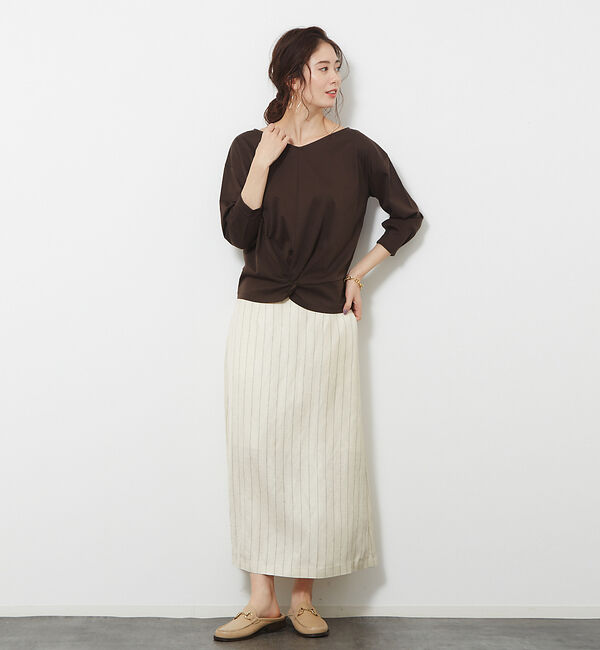 Rouge vif「2WAYツイストトカットソー」|Tシャツ・カットソー|