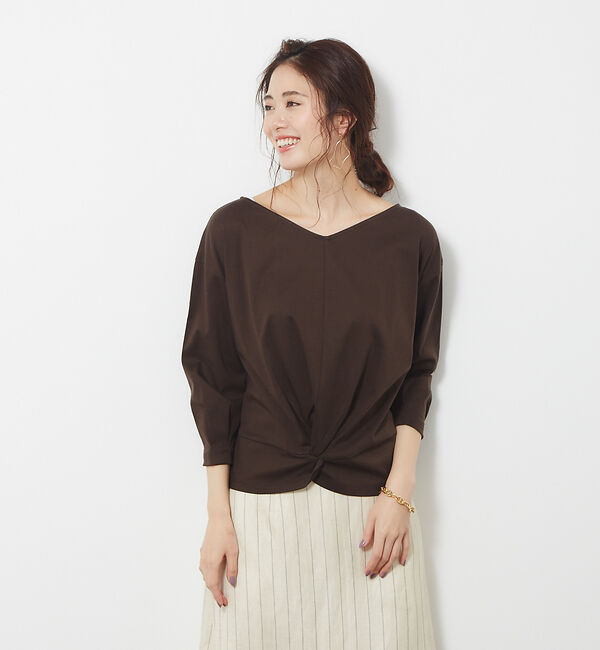 Rouge vif「2WAYツイストトカットソー」|Tシャツ・カットソー|