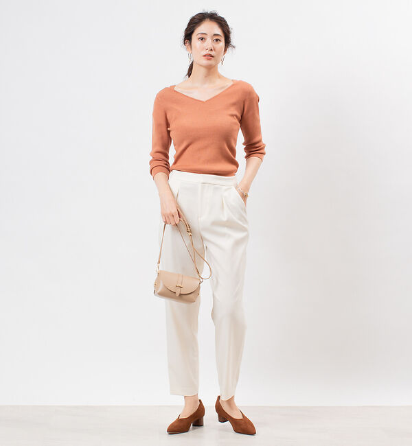 Rouge vif「ツイミーツイル梳毛調テーパードパンツ」|その他|