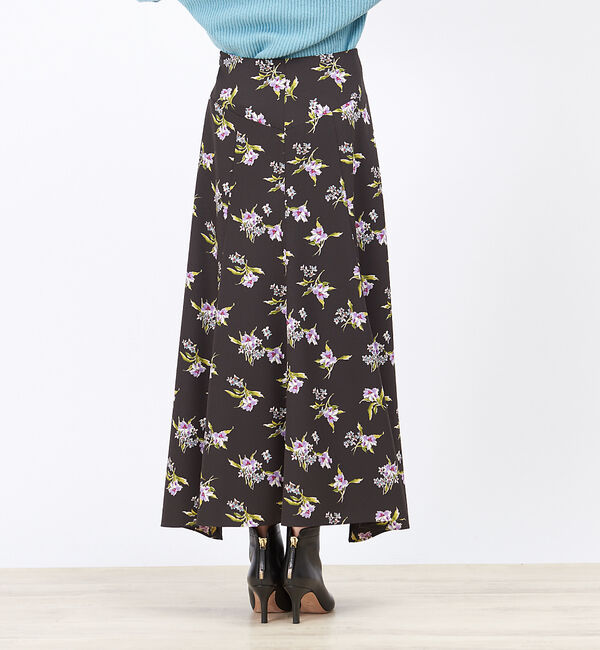 Rouge vif「フラワープリントスカート」|スカート|