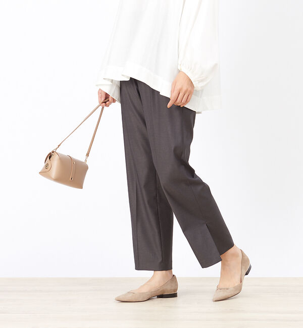 Rouge vif「ストレッチフレアパンツ」|その他|グレー