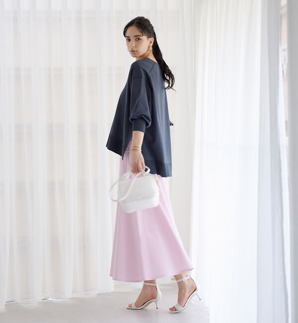 Rouge vif「【セットアップ対応】Vネックゆったりプルオーバー」|ニット・セーター|