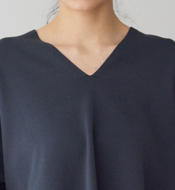 Rouge vif「【セットアップ対応】Vネックゆったりプルオーバー」|ニット・セーター|