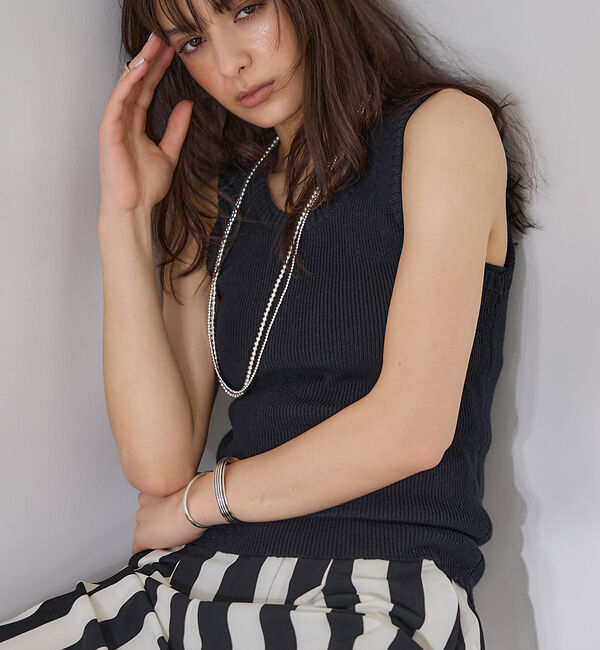 Rouge vif「リブタンク」|ニット・セーター|