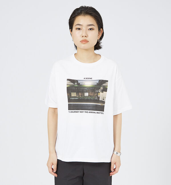 Rouge vif「【LE TRIO ABAHOUSE】A SCENE / グラフィックTシャツ　サ」|Tシャツ・カットソー|