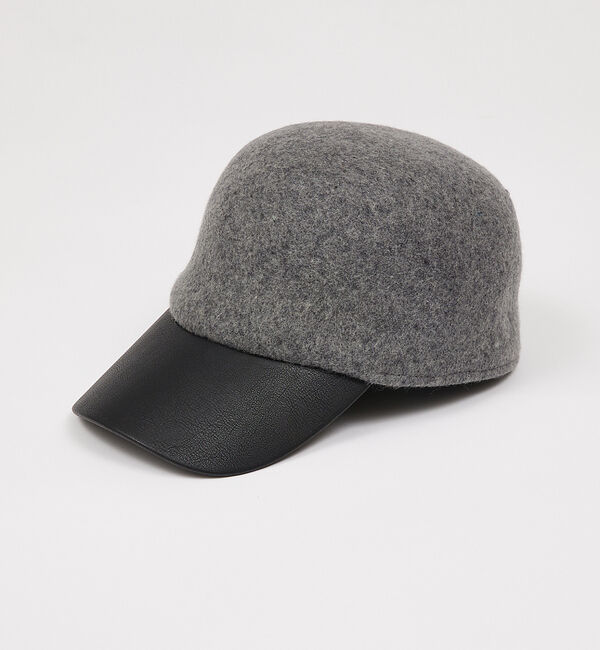 Rouge vif「【RUBEN】フェルトコンビキャップ / バイカラー / RUS-8271」|その他|グレー