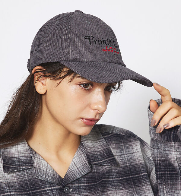 Rouge vif「【FRUIT OF THE LOOM】コーデュロイ キャップ / CORDURO」|その他|グレー