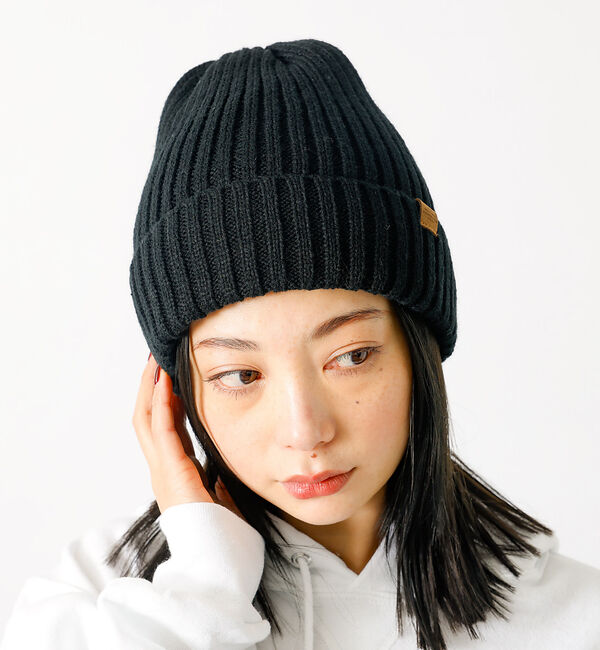 Rouge vif「【Ruben】リブボアニット帽 /  RIB BORE WATCH」|その他|ブラック