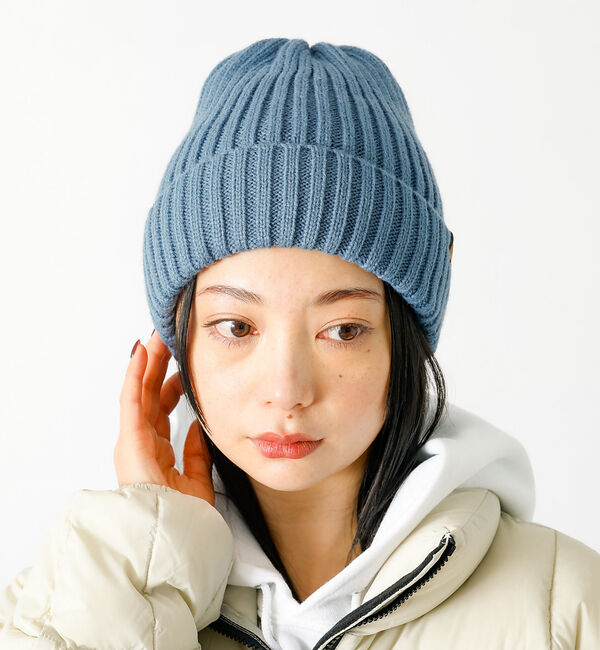 Rouge vif「【Ruben】リブボアニット帽 /  RIB BORE WATCH」|その他|ブルー
