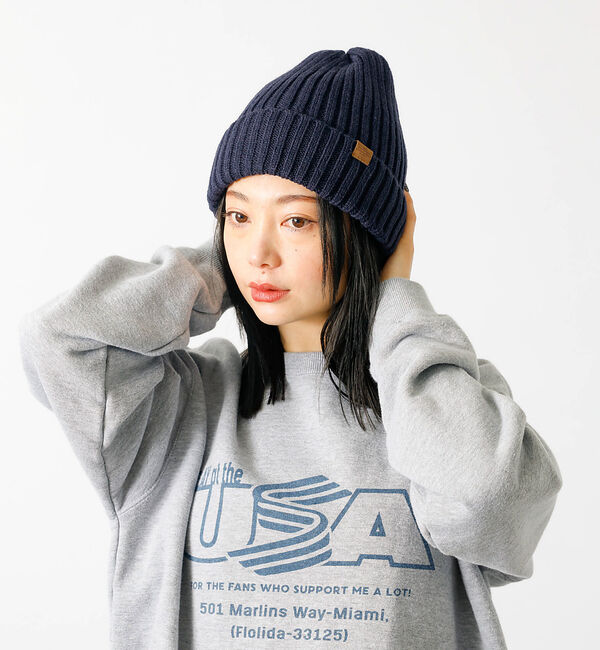 Rouge vif「【Ruben】リブボアニット帽 /  RIB BORE WATCH」|その他|