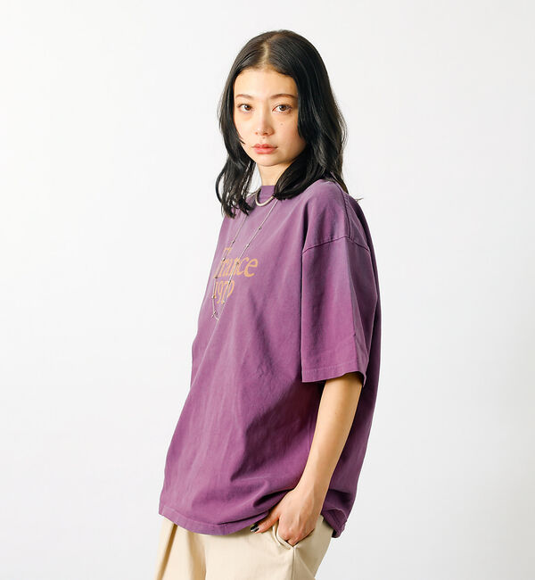 Rouge vif「【REMI RELIEF / レミレリーフ】ロゴTシャツ / SP加工14/天竺」|Tシャツ・カットソー|