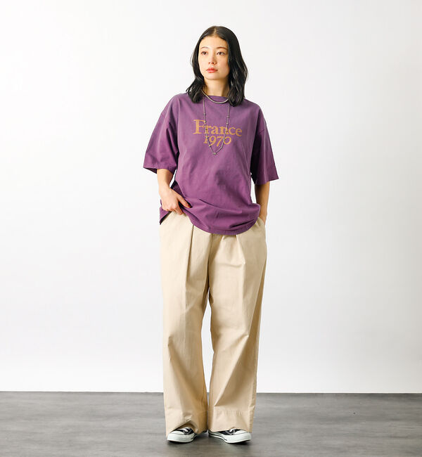 Rouge vif「【REMI RELIEF / レミレリーフ】ロゴTシャツ / SP加工14/天竺」|Tシャツ・カットソー|