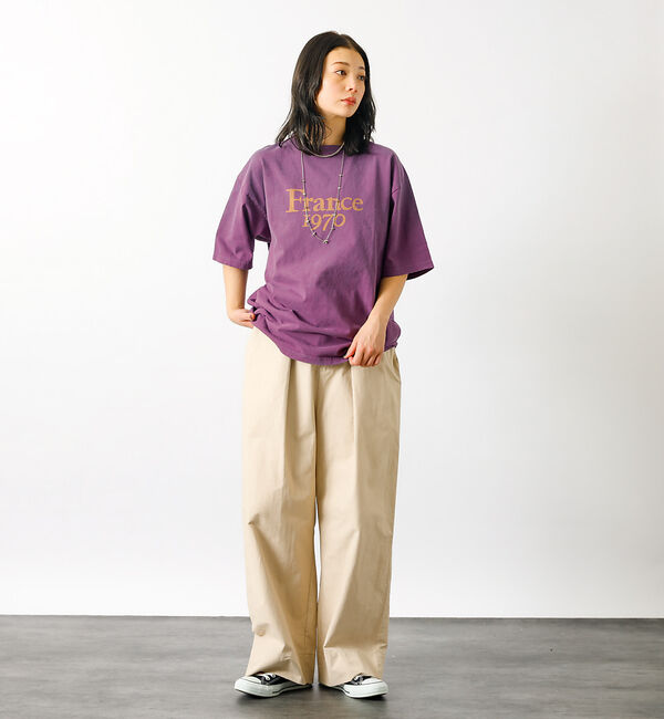 Rouge vif「【REMI RELIEF / レミレリーフ】ロゴTシャツ / SP加工14/天竺」|Tシャツ・カットソー|