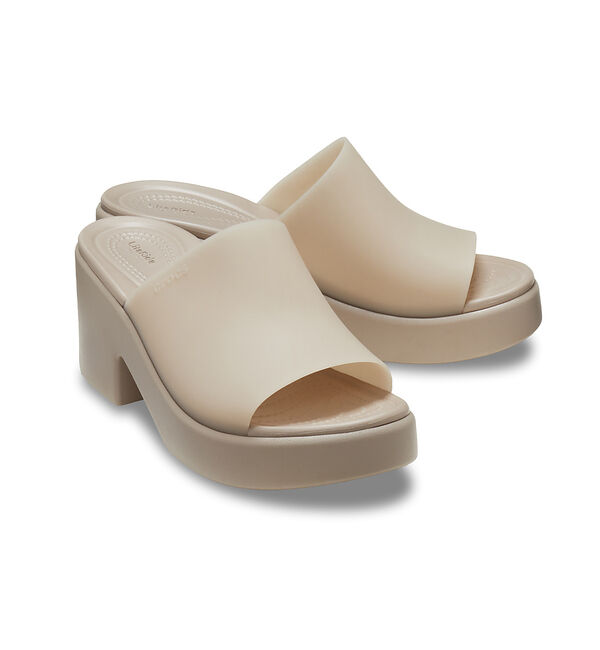 Rouge vif「【CROCS / クロックス】BROOKLYN HEEL / ブルックリン スラ」|サンダル|ベージュ