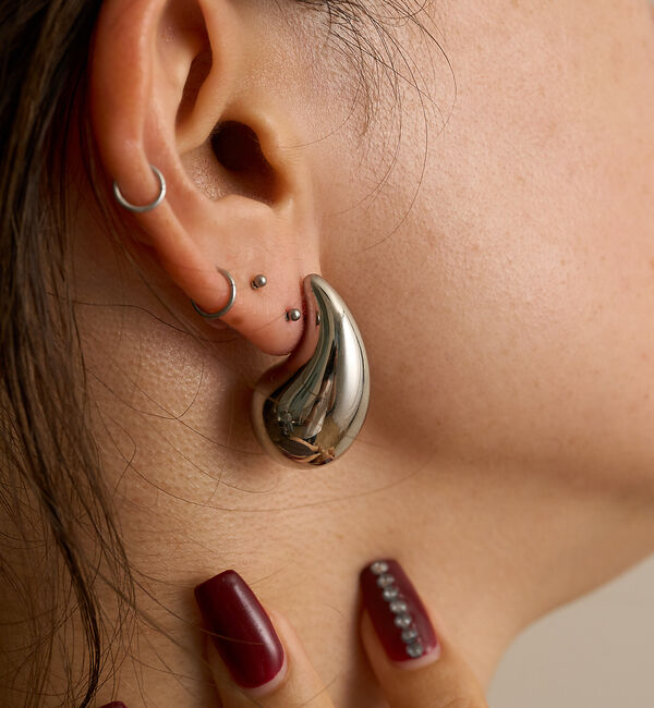 Rouge vif「【LUV AJ/ラヴエージェイ】GIA HOOPS ピアス」|ピアス|