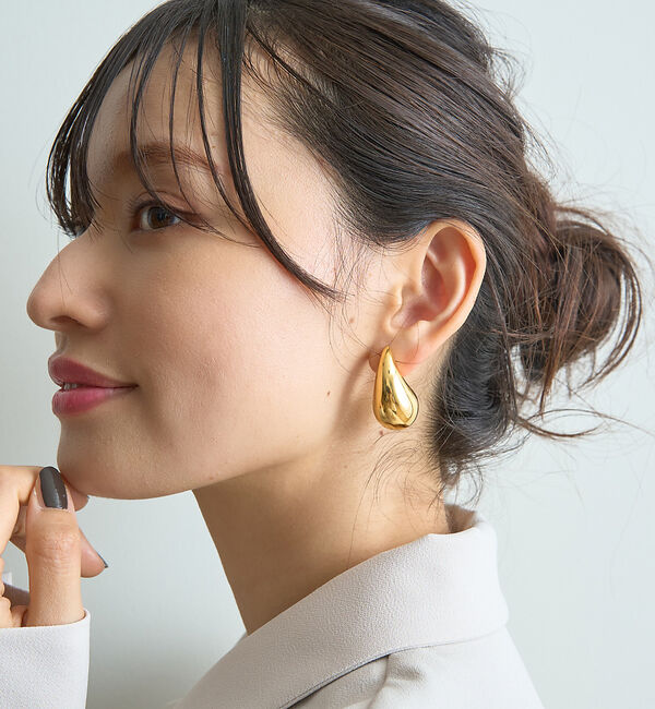 Rouge vif「【LUV AJ/ラヴエージェイ】GIA HOOPS ピアス」|ピアス|