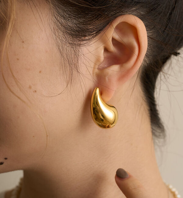 Rouge vif「【LUV AJ/ラヴエージェイ】GIA HOOPS ピアス」|ピアス|