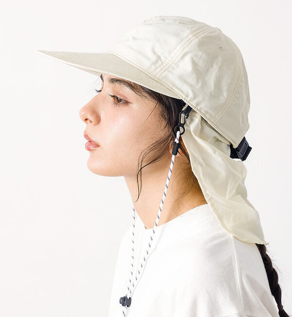 Rouge vif「【RUBEN / ルーベン】シェードロングビルキャップ / 日焼け対策 / スト」|その他|アイボリー