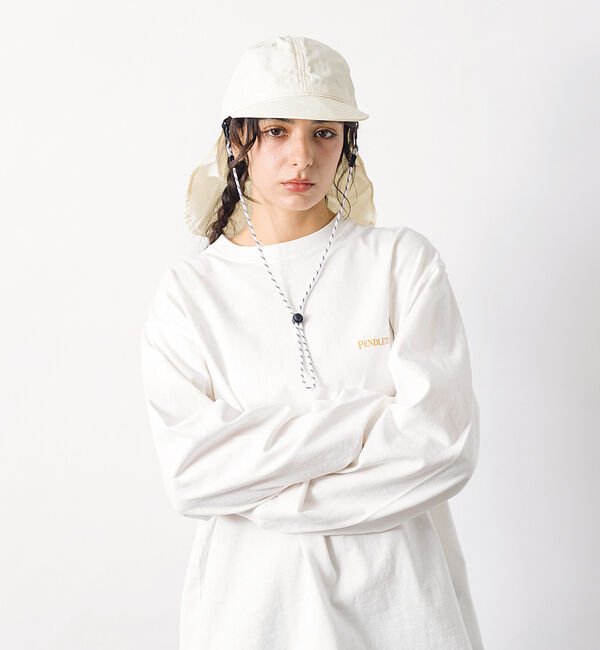 Rouge vif「【RUBEN / ルーベン】シェードロングビルキャップ / 日焼け対策 / スト」|その他|