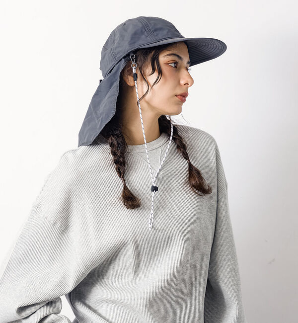 Rouge vif「【RUBEN / ルーベン】シェードロングビルキャップ / 日焼け対策 / スト」|その他|