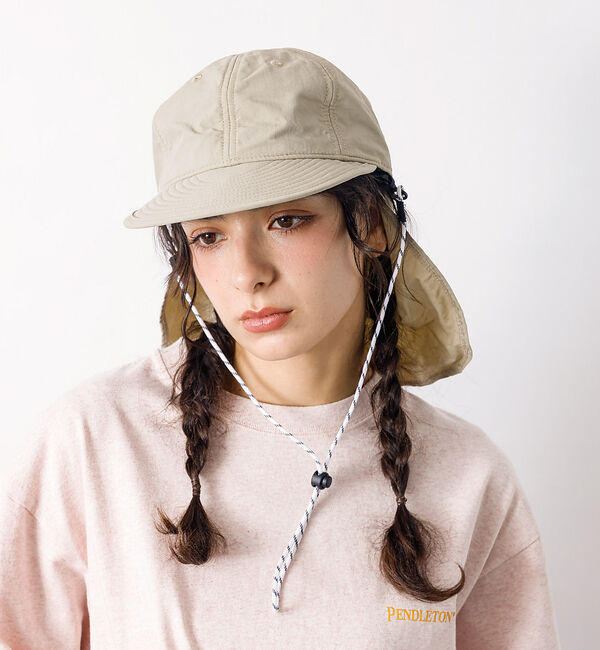 Rouge vif「【RUBEN / ルーベン】シェードロングビルキャップ / 日焼け対策 / スト」|その他|