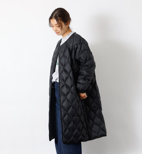 Rouge vif「【TAION / タイオン】ミリタリーオーバーサイズ クルーネック ダウンジャケ」|ダウン|