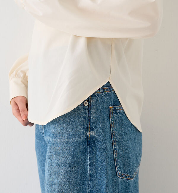 Rouge vif「【新色登場】【一部店舗限定】アシメオフショルブラウス」|シャツ・ブラウス|