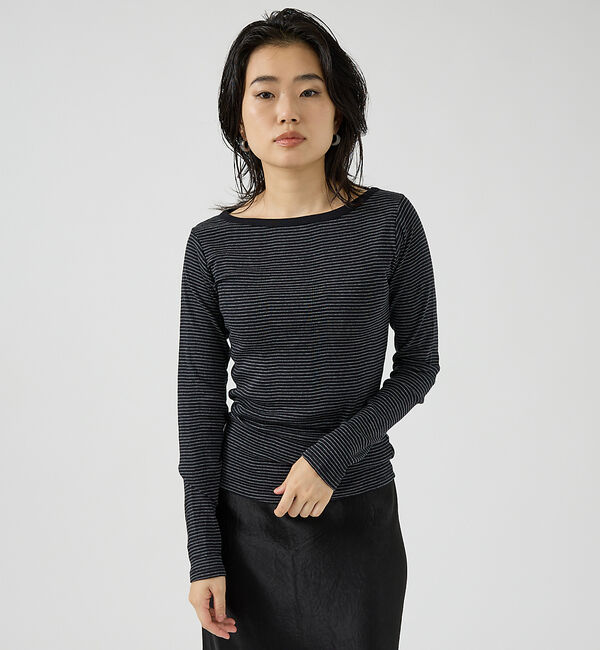 Rouge vif「【OCUCCI jewelry/オクチ ジュエリー】Hoop-strip M シ」|ピアス|