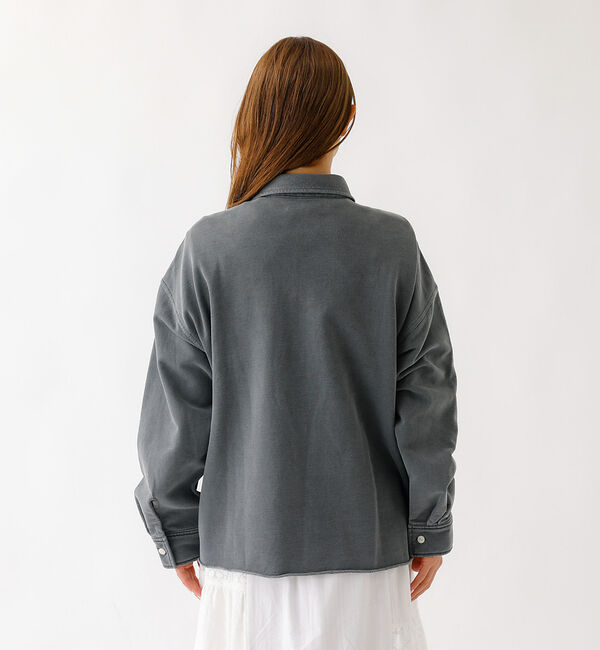 Rouge vif「【JOHNBULL/ジョンブル】ピグメントスウェットシャツ/羽織り/スウェット【」|シャツ・ブラウス|