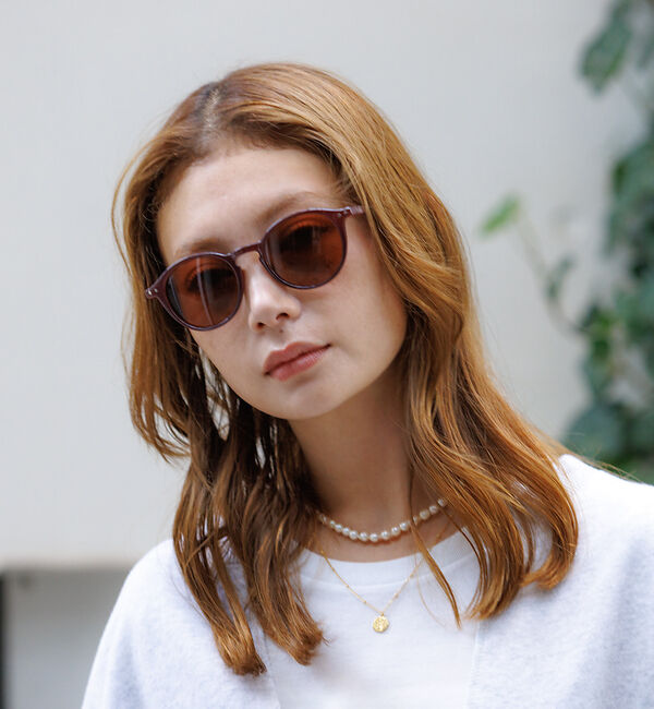 Rouge vif「【IZIPIZI/イジピジ】サングラス/SUN/Old Leather/Moon」|メガネ|