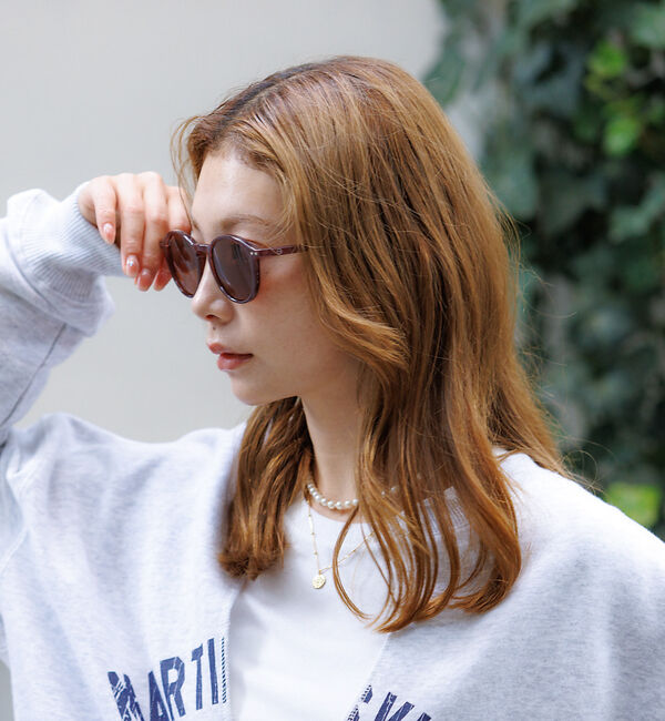 Rouge vif「【IZIPIZI/イジピジ】サングラス/SUN/Old Leather/Moon」|メガネ|